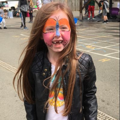 face painting at the fair